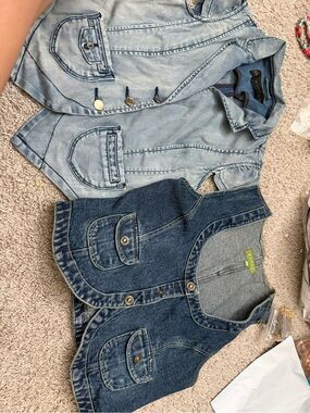 denim vest
